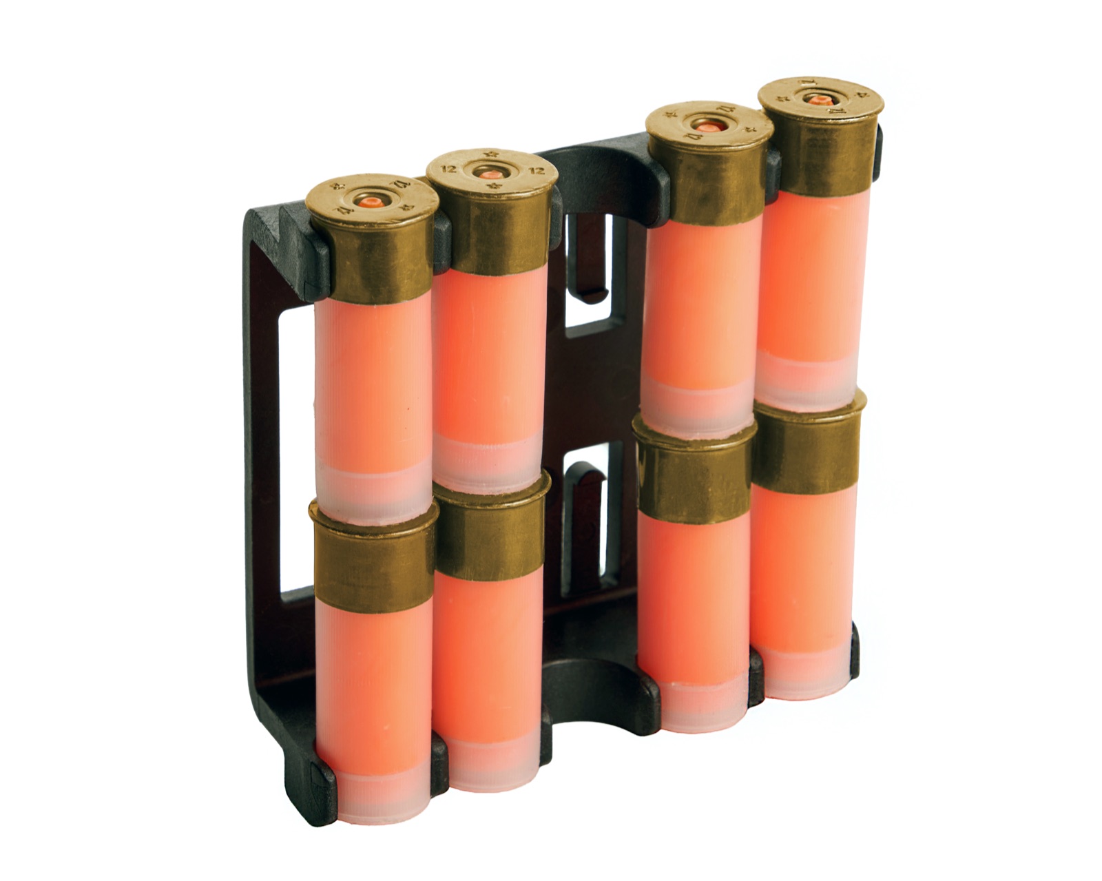 Johnny Clip 2x4 loaded with four 12 gauge shells